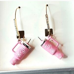 🌟Betsey Johnson Snowflake Tumbler Drop Earrings NWT/NIB